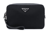 PRADA Fabric Clutch Men's Black