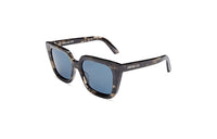 DIOR Irregular Shape Sunglasses Women's Black