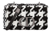 DIOR Caro Houndstooth Fabric Crossbody Bag, Shoulder Bag Women's