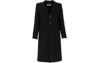 SAINT LAURENT Coats Women's Black