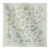 HERMES Silk, Silk Scarves Unisex Green