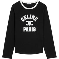 CELINE Paris T SHIRT In Cotton Jersey