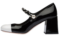 MIU MIU Two-tone Patent Leather 65mm Pumps
