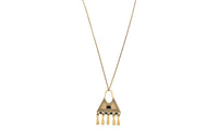 SAINT LAURENT Triangle Charm Necklace