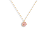 DIOR Crystal, Glass, Metal Necklaces Women's Gold