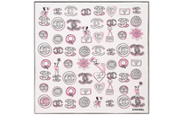 CHANEL Silk Scarves Women's Pink