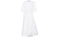 PRADA SS21 Short-Sleeved Dresses Women's White