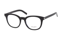 SAINT LAURENT Injection Molding Irregular Shape Eyeglass Frames Unisex Black