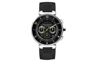 LOUIS VUITTON Wrist Watch Automatic Mechanical Movement Rubber Strap 44mm Black Dial Men's Watches