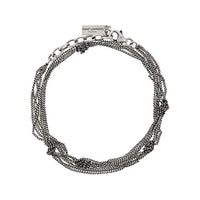 SAINT LAURENT Multi-chain Knot Bracelet