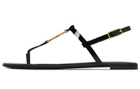 SAINT LAURENT Cassandra T Strap Sandals Women's