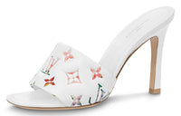 LOUIS VUITTON Revival Slide Slippers Women's White