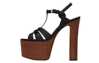 SAINT LAURENT Tribute Strap Sandals Women's Black