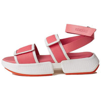 HERMES Geek Strap Sandals Women's Red