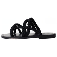 SAINT LAURENT Slip Resistant Slide Slippers Women's Black