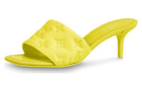 LOUIS VUITTON Revival Slide Slippers Women's Yellow
