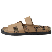 HERMES Chypre Slide Slippers Women's Brown