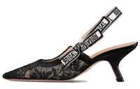 DIOR J'Adior Slim Heel High Heels 6.5cm Women's Black