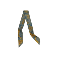 HERMES Silk Silk Scarves Men's Multicolor