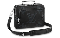 LOUIS VUITTON Taurillon Shadow Flight Case Messenger Bag