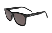 SAINT LAURENT Irregular Shape Sunglasses Women's Black