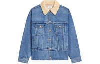 CELINE Denim Jackets Women's Metal Blue