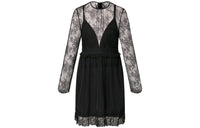 LOUIS VUITTON SS23 Long-Sleeved Dresses Women's Black