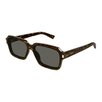 SAINT LAURENT Acetate Irregular Shape Sunglasses Men's Brown