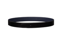 HERMES Double-Sided Design Calfskin Leather Belts Women's Black Width: 3.2CM