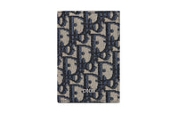 DIOR Canvas Bag, Card Holder, Wallet, Card Holder Men's Black Monogram