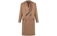 LOUIS VUITTON Rounded Lapel Camel Coat