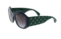 CHANEL - Irregular Shape Sunglasses Women's Black