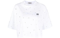 MIU MIU Crop Tops Women's White