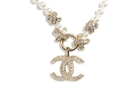 CHANEL Necklaces Women's White