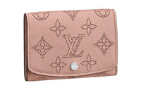 LOUIS VUITTON Calfskin Card Holder Women's Pink