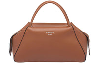 PRADA Leather Handbag Women's Brown