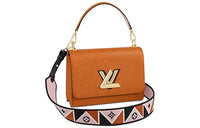 LOUIS VUITTON Twist Epi Grained Leather Handbag One Shoulder Handbag Medium Size Women's Fuso Kim