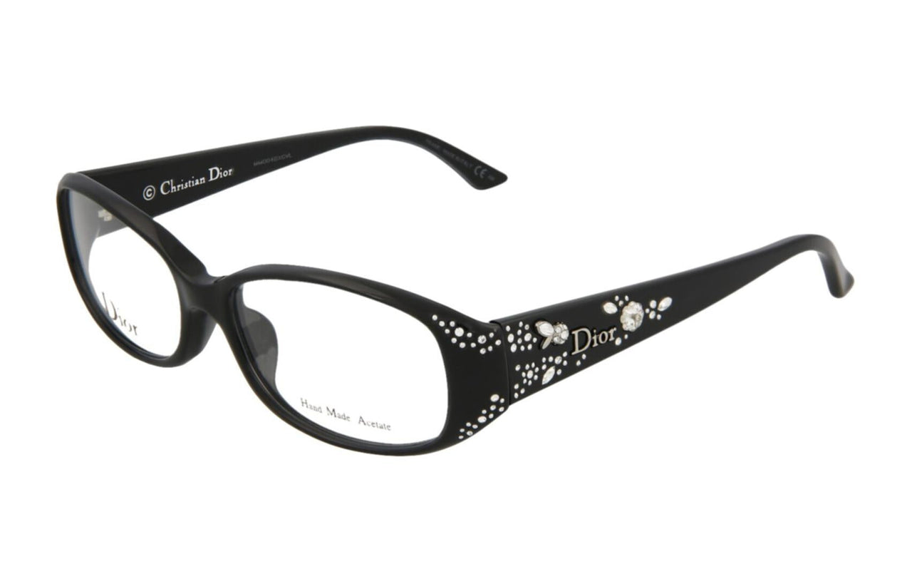 DIOR - Oval Eyeglass Frames Women's Black