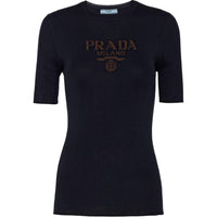 PRADA SS24 Regular T Shirt Women's Blue