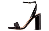 DIOR Dway Strap Sandals 10cm Women's Black