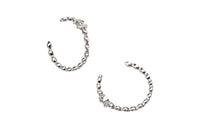 CHANEL Earrings Women's Silver
