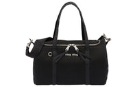MIU MIU Fabric Shoulder Bag, Crossbody Bag, Handbag Women's Black