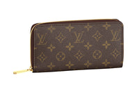 LOUIS VUITTON Zippy Coated Canvas Wallet Women's Brown