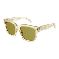 SAINT LAURENT Square Sunglasses Women's Yellow
