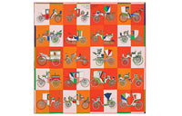 HERMES Silk Scarves Women's Orange