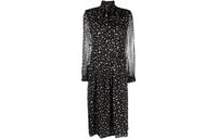 SAINT LAURENT Long Sleeved Dress Women's Black