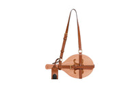 CELINE Wooden With Calfskin Bag Accessories Tawny