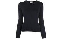 SAINT LAURENT Slim Fit Sweater Women's Blue