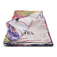 CHANEL Pre-Owned 1986-1988 Printed Cotton Scarf