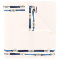 CELINE Silk Silk Scarves Women's White
